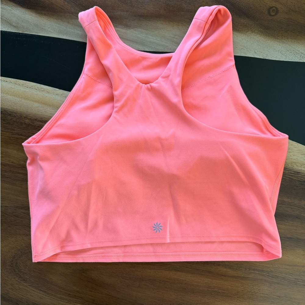 Athleta built in bra racerback crop tank